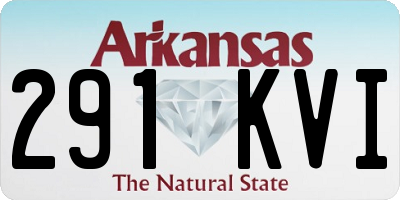 AR license plate 291KVI