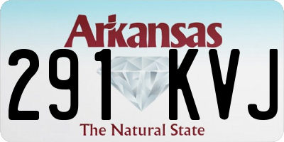 AR license plate 291KVJ
