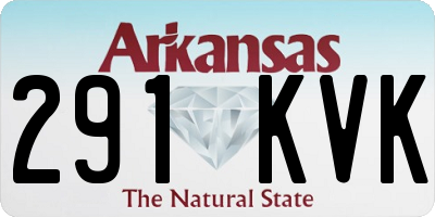 AR license plate 291KVK