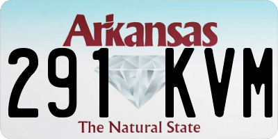 AR license plate 291KVM