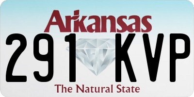 AR license plate 291KVP