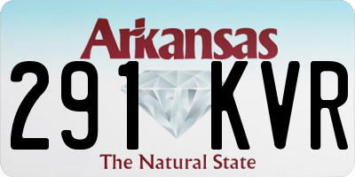 AR license plate 291KVR