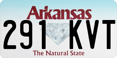 AR license plate 291KVT
