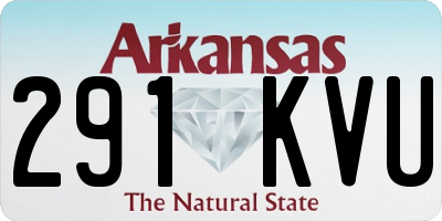 AR license plate 291KVU