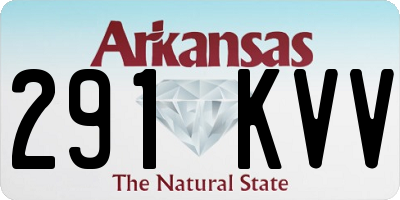 AR license plate 291KVV