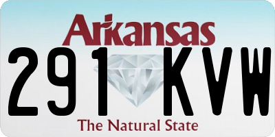 AR license plate 291KVW