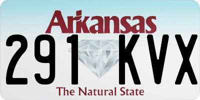 AR license plate 291KVX