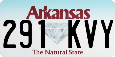 AR license plate 291KVY