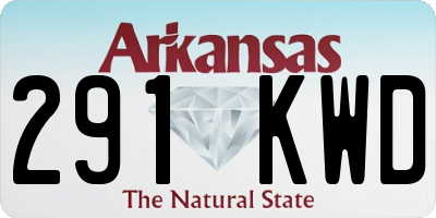 AR license plate 291KWD