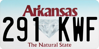 AR license plate 291KWF