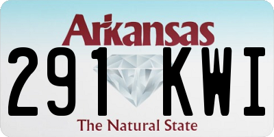 AR license plate 291KWI