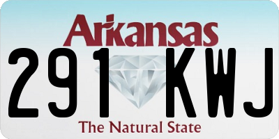 AR license plate 291KWJ