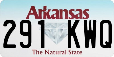 AR license plate 291KWQ