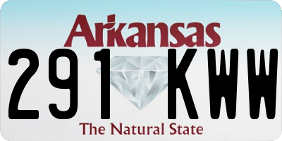 AR license plate 291KWW