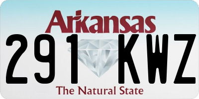 AR license plate 291KWZ