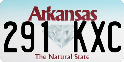 AR license plate 291KXC