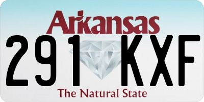 AR license plate 291KXF