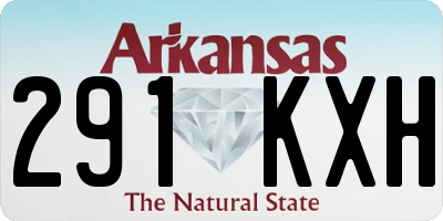 AR license plate 291KXH