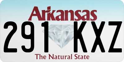 AR license plate 291KXZ