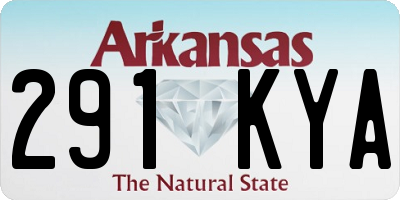 AR license plate 291KYA