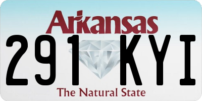 AR license plate 291KYI