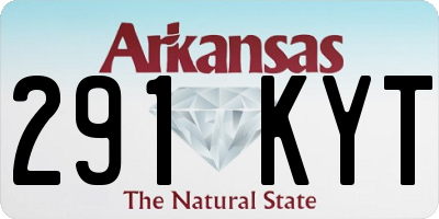 AR license plate 291KYT