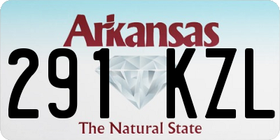 AR license plate 291KZL