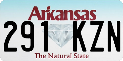 AR license plate 291KZN
