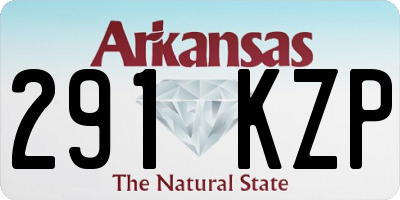 AR license plate 291KZP