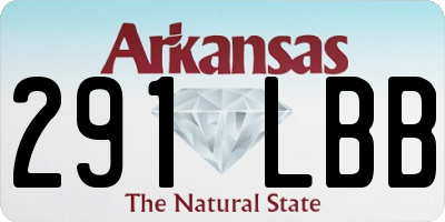 AR license plate 291LBB