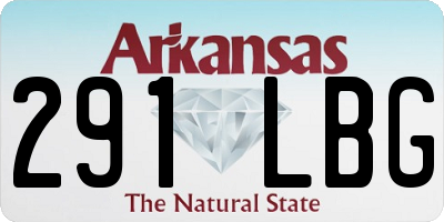 AR license plate 291LBG