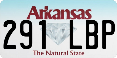AR license plate 291LBP