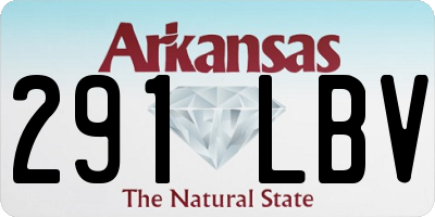 AR license plate 291LBV