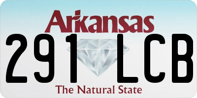 AR license plate 291LCB