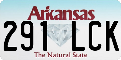 AR license plate 291LCK