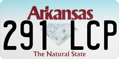 AR license plate 291LCP