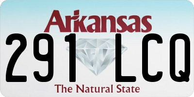 AR license plate 291LCQ