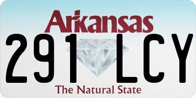 AR license plate 291LCY