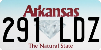 AR license plate 291LDZ