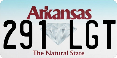 AR license plate 291LGT