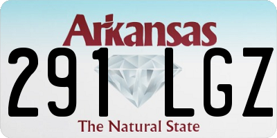 AR license plate 291LGZ