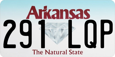 AR license plate 291LQP