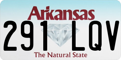 AR license plate 291LQV