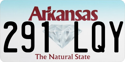 AR license plate 291LQY