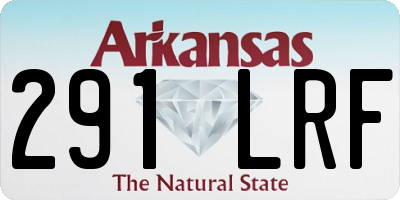 AR license plate 291LRF