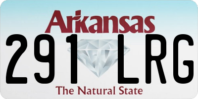 AR license plate 291LRG