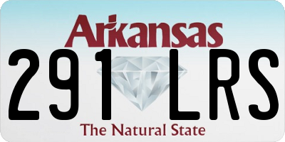 AR license plate 291LRS