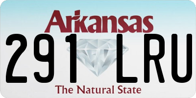 AR license plate 291LRU