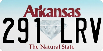 AR license plate 291LRV
