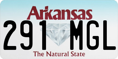AR license plate 291MGL